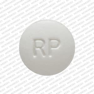 Pill with rp on one side - masso 23 March 2017. Pill imprint RP 10 325 has been identified as Acetaminophen and oxycodone hydrochloride 325 mg / 10 mg. Acetaminophen/oxycodone is used in the treatment of chronic pain; pain and belongs to the drug class narcotic analgesic combinations. Risk cannot be ruled out during pregnancy.